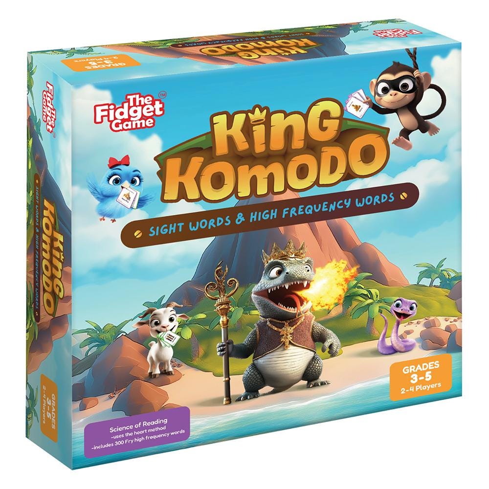 Image for The Fidget Game King Komodo from School Specialty